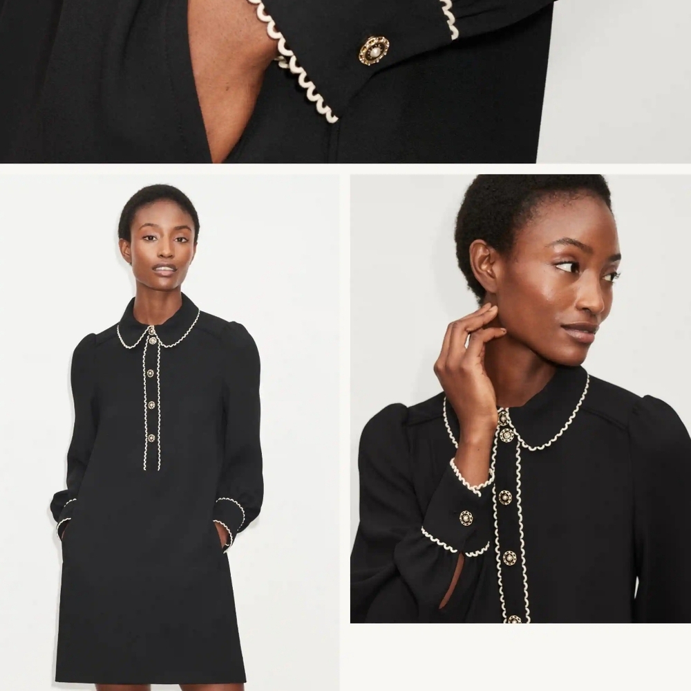 Me+Em Contrast Detail Shift Dress - Picture 4 of 9